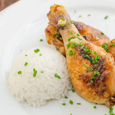 1/2 Pollo con Arroz